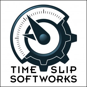 Timeslip Softworks Logo White BG